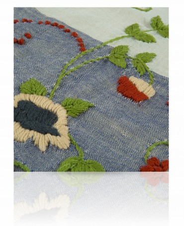 Палантин Женский ZW.EMB/LILAC.GREY